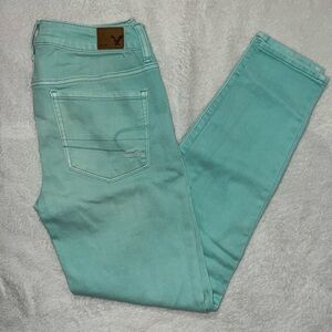 American Eagle Super Stretch Mid-Rose Jegging - Size 4
